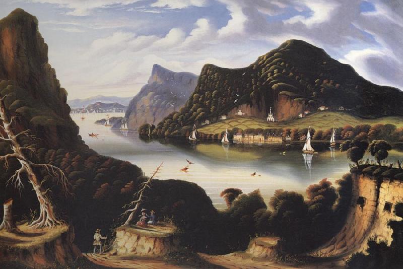 Thomas Chambers View of Cold Spring and Mount Taurus about 1850 China oil painting art